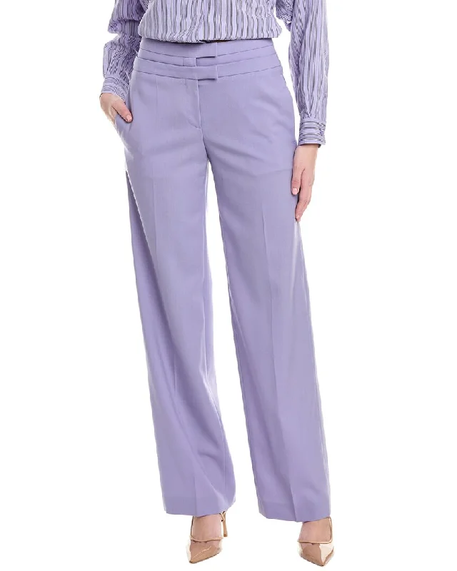 Hugo Boss Tokeana Wool Trouser Trousers Palazzo Wide Leg