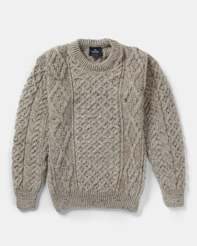 Aran - Heritage Sweater - Skiddaw Spandex Blend Rayon Blend Denim Blend