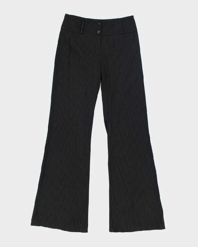 Y2k 00s Teenflo Striped Flare Suit Trousers - W28 L33 Trousers sophisticated sleek