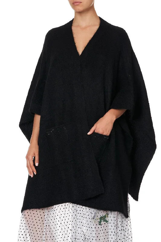 OVERSIZED PATCH POCKET CARDIGAN MOONLIT MUSINGS Lightweight Heavyweight Midweight