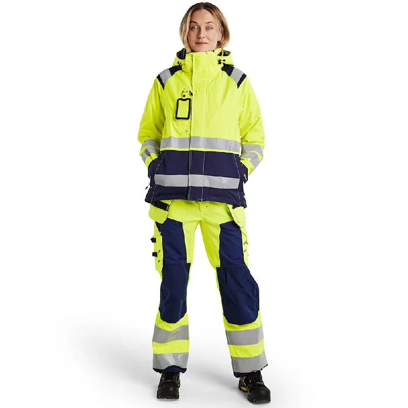 Blaklader 4904 Women's Hi-Vis Shell Jacket V-Neck Jacket Boat Neck Jacket Square Neck Jacket