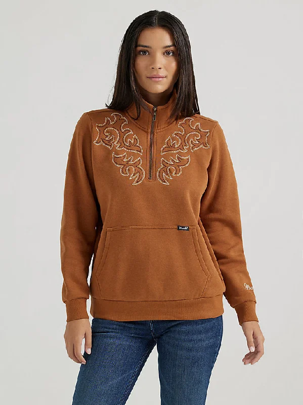 Wrangler Bootstitch Women's Pullover Flare Sleeve Stylish