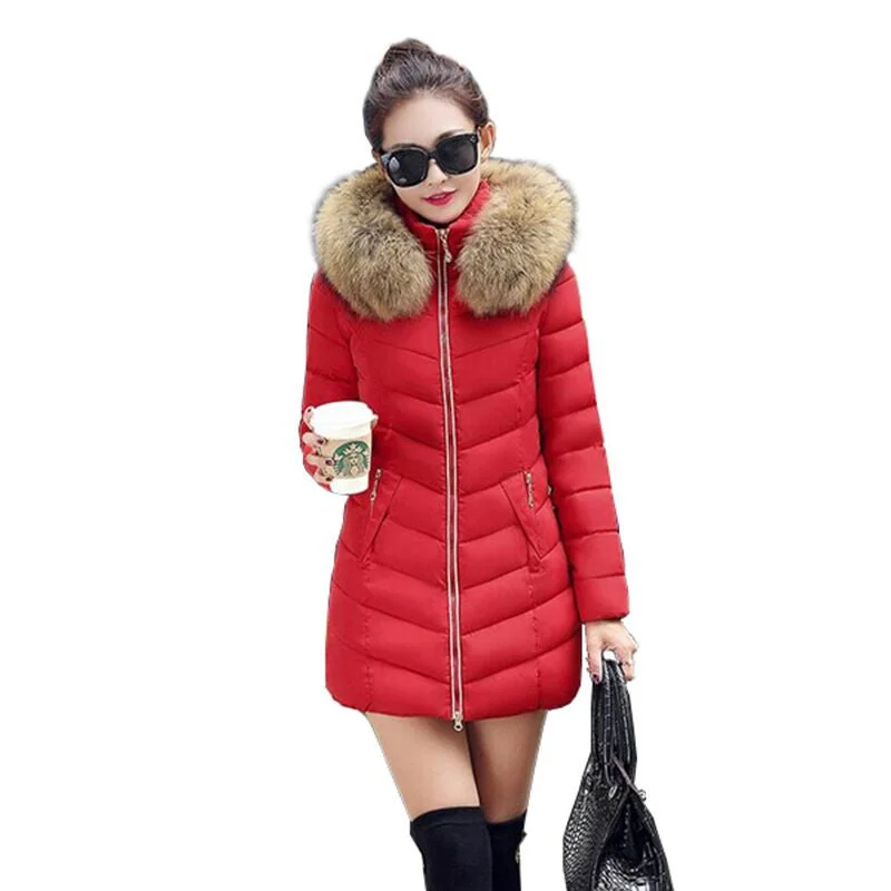 warm Autumn Winter jacket women Fashion Women coat thick hoody winter coat slim women parka warm womens Down jacket Notch Collar Jacket Peter Pan Collar Jacket Cowl Neck Jacket