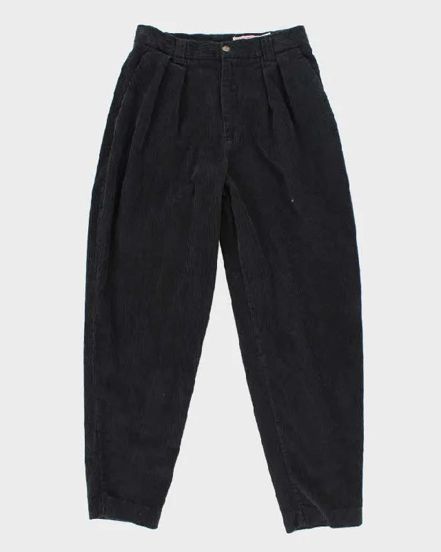 Vintage Palmetto's Black Corduroy Trousers - W28 L28 Trousers Timeless Classic