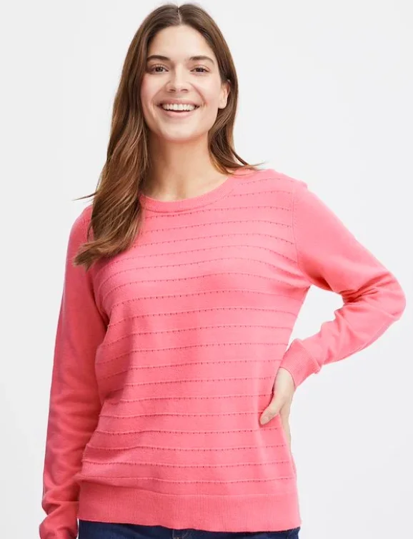 Fransa Sinem Pullover Port Neck Pullover