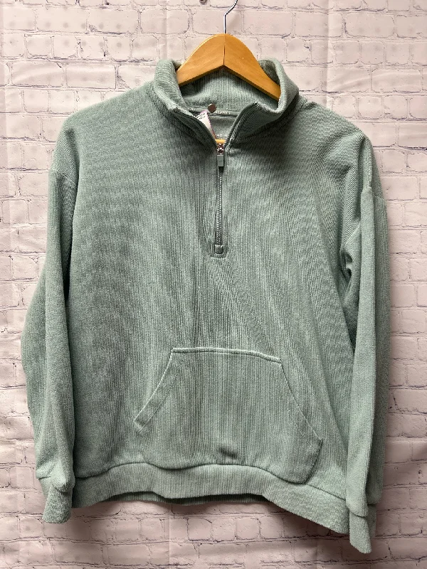 Size Small Ladies Green MARC NEW YORK Pullover Gathered Sleeve Pullover