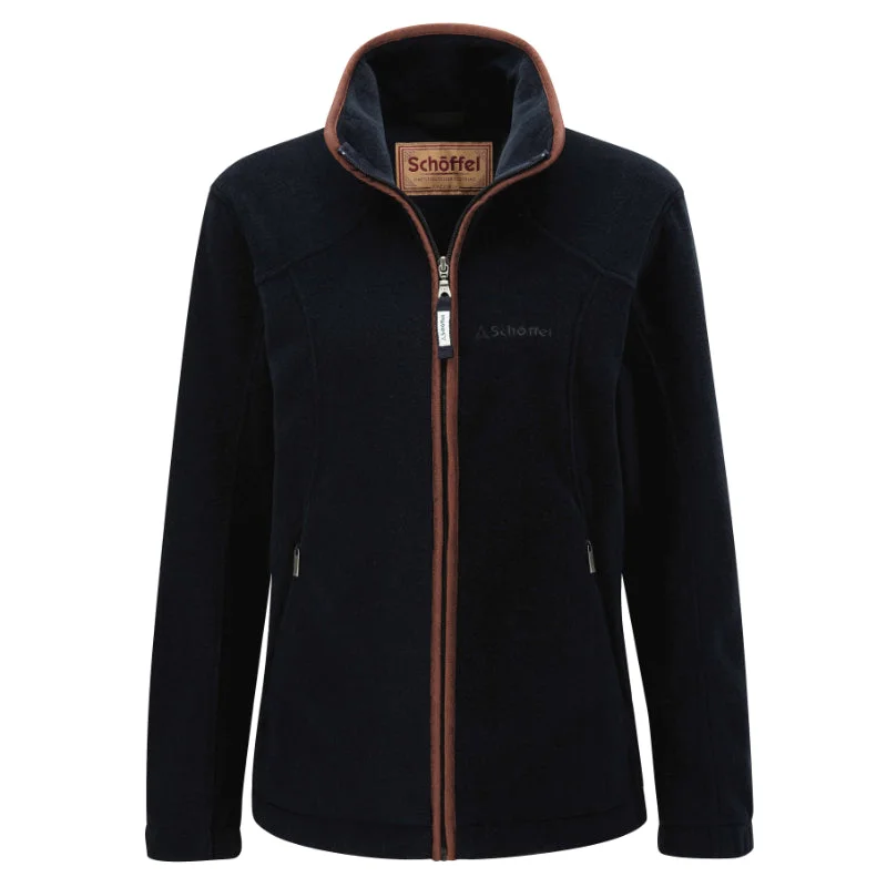 Schoffel Burley Ladies Fleece Jacket - Navy Mesh Jacket Canvas Jacket Denim Jacket