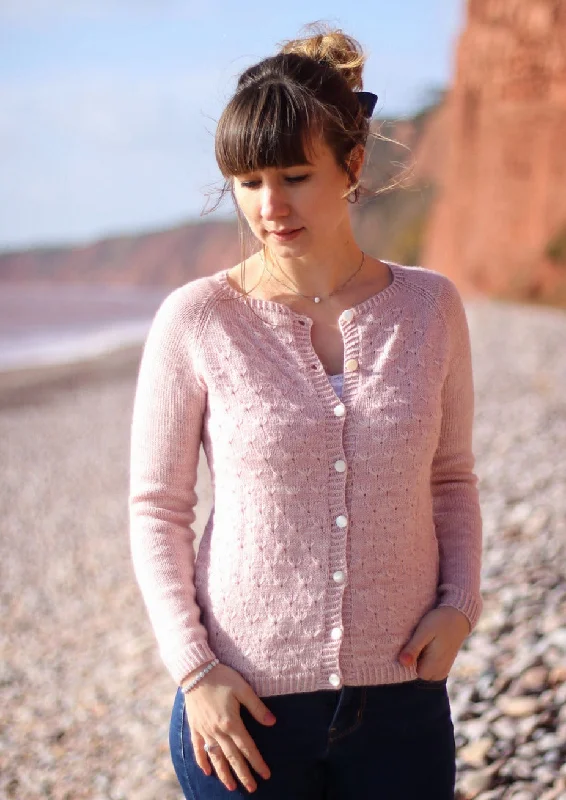 Lady Mademoiselle Dandelion Cardigan, Along Avec Anna. Printed Knitting Pattern Handmade Hand-knitted Hand-woven