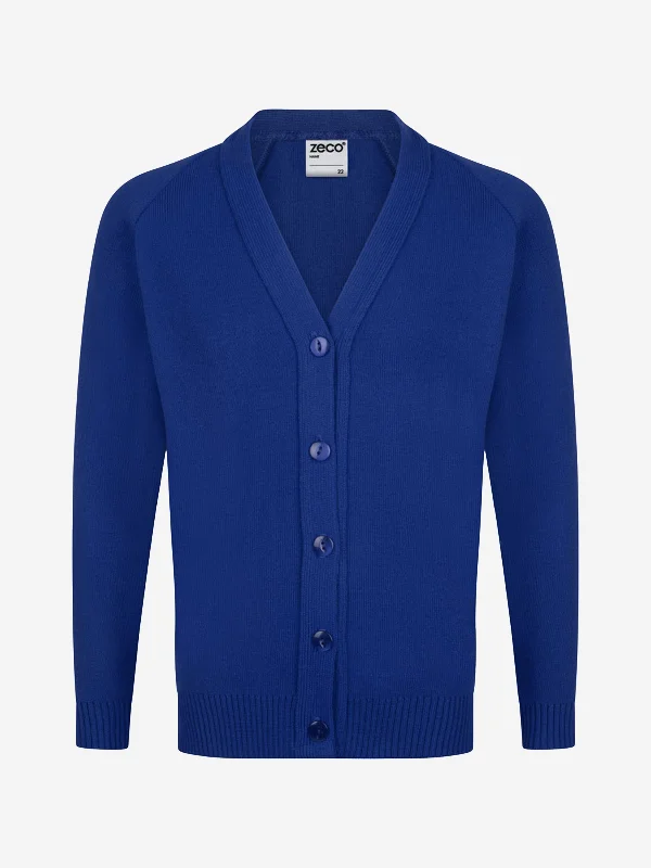 Zeco Kids School Knitted Cardigan in Blue Wool Cardigan Cotton Cardigan Cashmere Cardigan