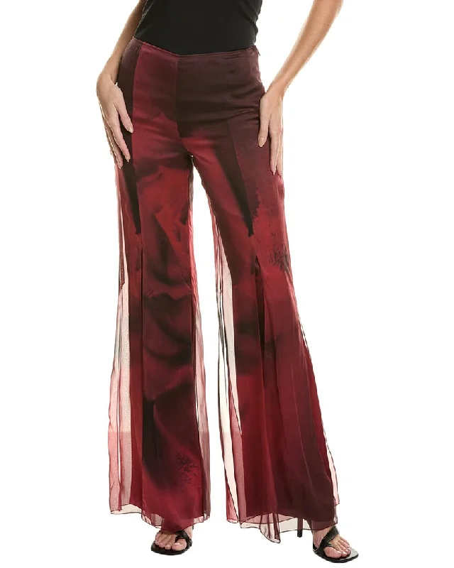 Alberta Ferretti Silk Trouser Trousers luxurious premium