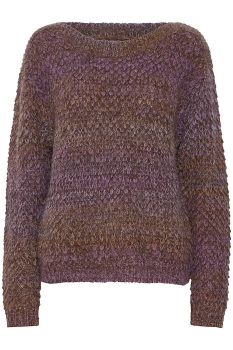 Pulz Iris Multicolor Pullover Fine Merino Wool