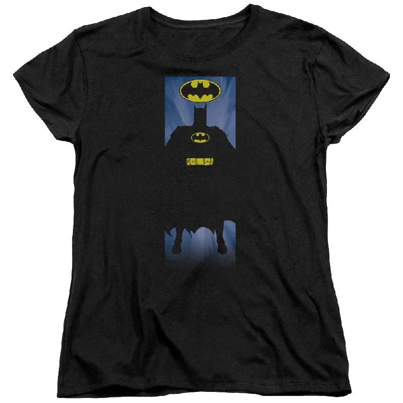 Batman Batman Block - Women's T-Shirt Lace Blend Ribbed Blend Corduroy Blend