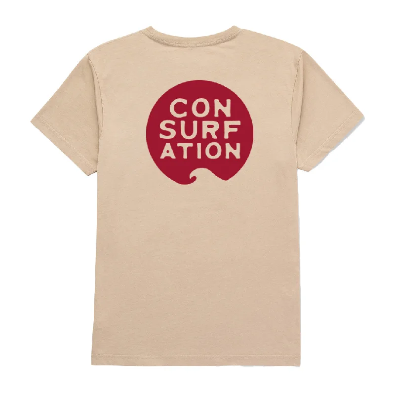 Con-surf-ation Crimson Tee Jersey Fabric Tulle Fabric Batik Fabric