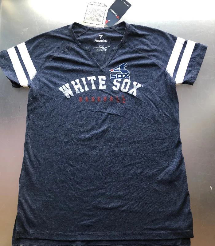 Chicago White Sox MLB Ladies Fanatics Smooth Tunes T-shirts Denim Fabric Leather Fabric Suede Fabric