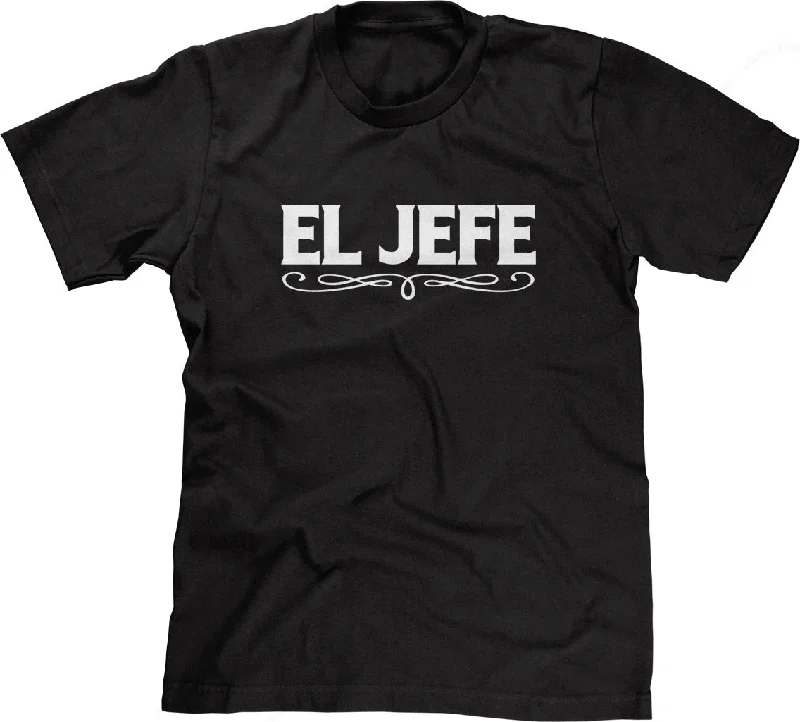 El Jefe T-Shirt Spandex Blend Rayon Blend Denim Blend