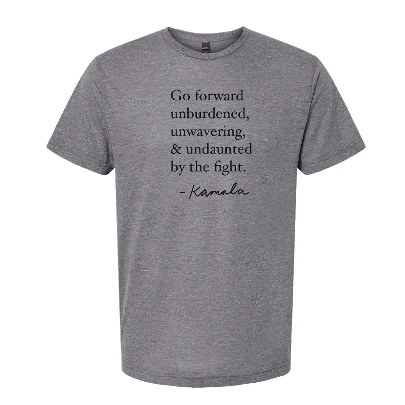 Go Forward : Unisex Tee Kamala V-Neck T-Shirt Long Sleeve Cotton