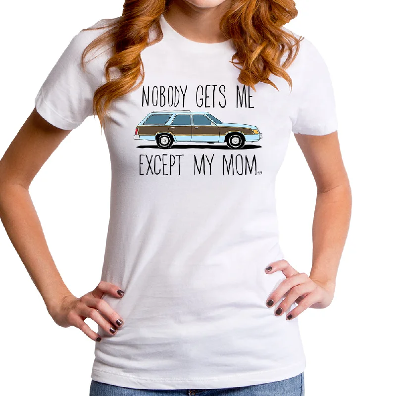 Gets Me Women's T-Shirt Machine Wash Dry Clean Hand Wash