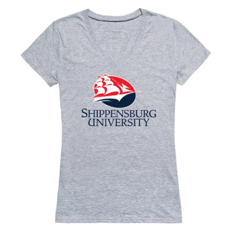 Shippensburg University Raiders Womens Seal T-Shirt Fleece Nylon Spandex